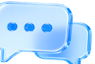 Live chat conversation bubbles